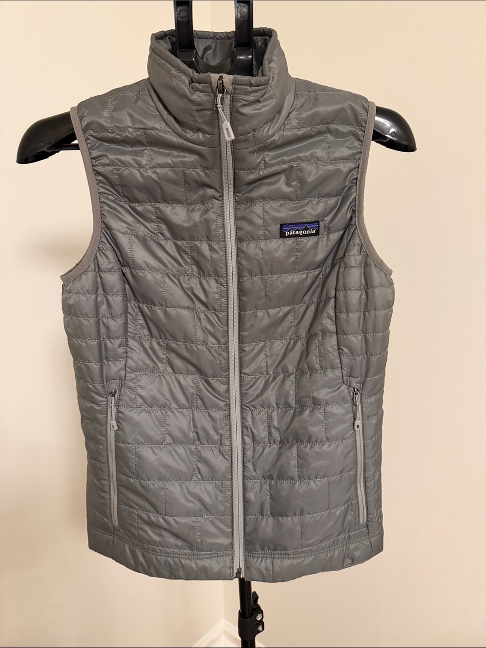 Patagonia Women's Quilted Packable Vest - Light Gray
